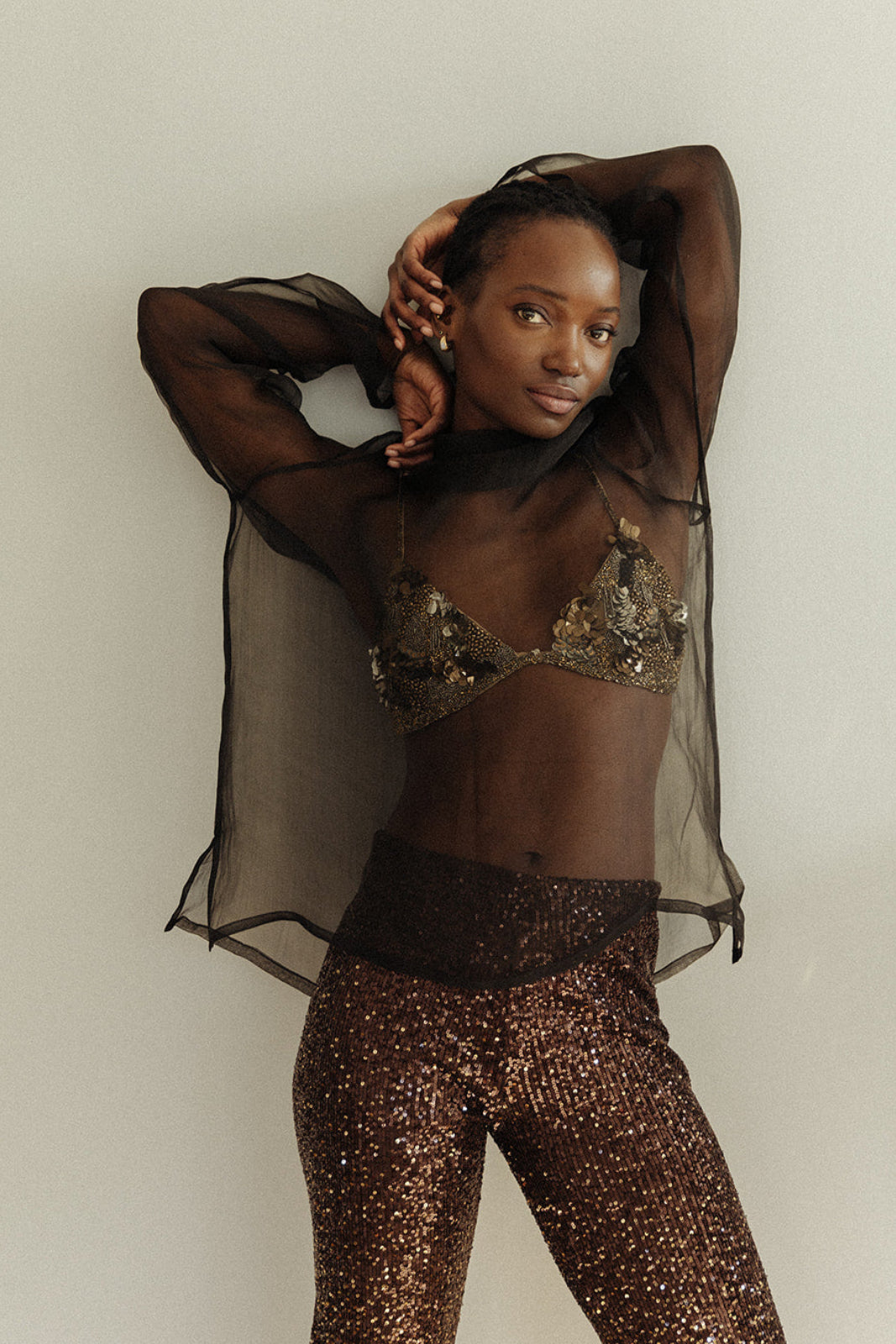 2018 SILK ORGANZA TOP