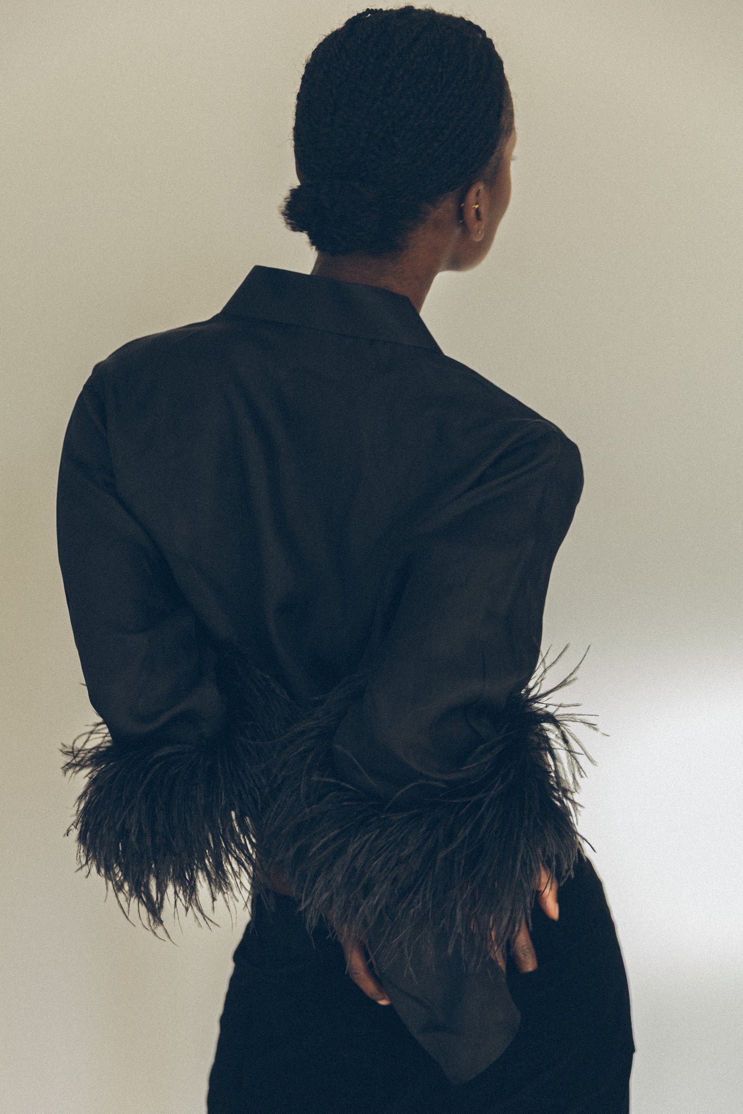 1970 SILK FEATHER SHIRT